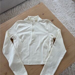 PINK Victoria's Secret Cream Athletic Long Sleeve Women’s Size: S